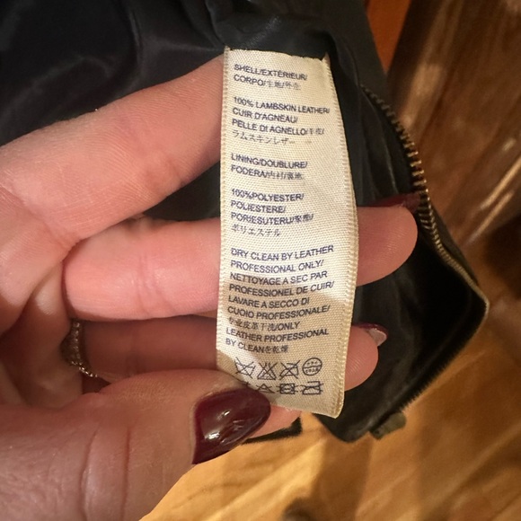 Rebecca Minkoff Lamskin Leather Jacket - Picture 5 of 10